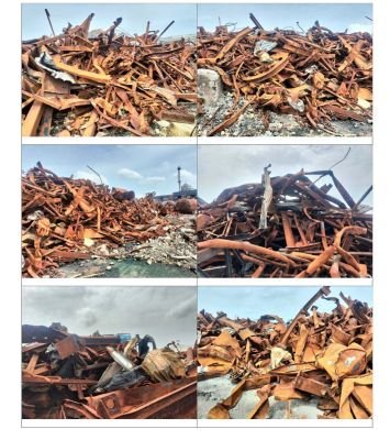 Fire Damaged Stock of Heavy Melting Scrap